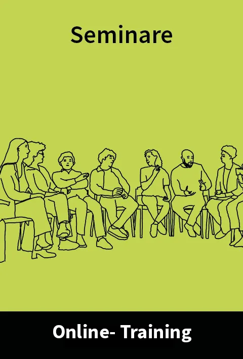 Menschen sitzen im Kreis – Online-Training Gewaltfreie Kommunikation bei INEK mit Nicole Ganser und Klaudia Schäfer