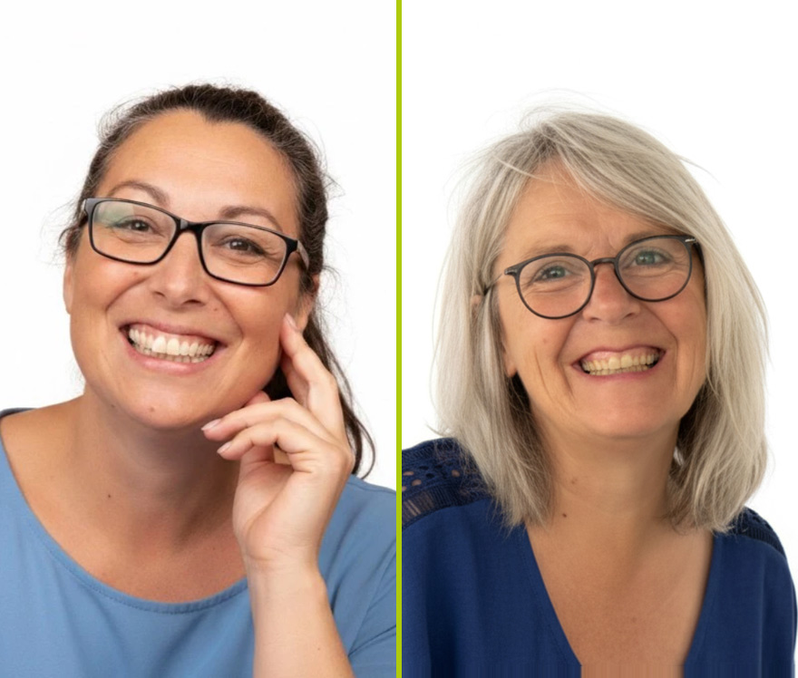 Nicole Ganser und Klaudia Schäfer, GFK-Trainerinnen